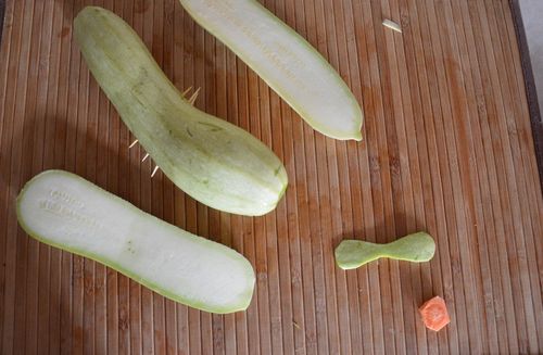 Artisanat de légumes par ses propres mains