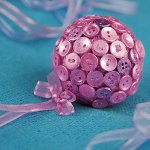 Artisanat des boutons pour le Nouvel An