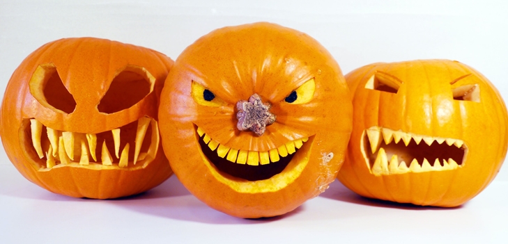 Lanternes de citrouille d'Halloween