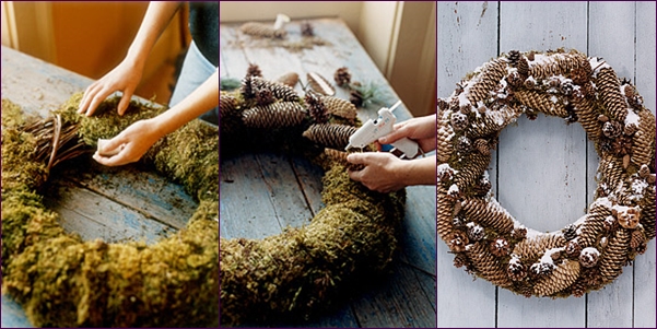Crafts pour la nouvelle année à partir de cônes de leurs propres mains: photo master-class