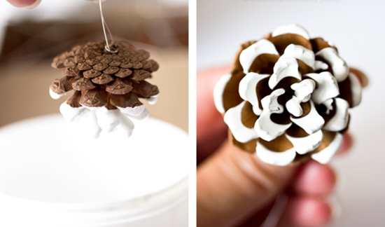 Crafts pour la nouvelle année à partir de cônes de leurs propres mains: photo master-class