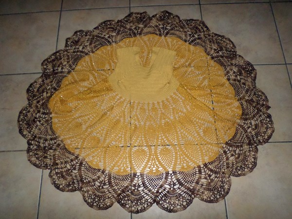 Crochet jupe crocheté