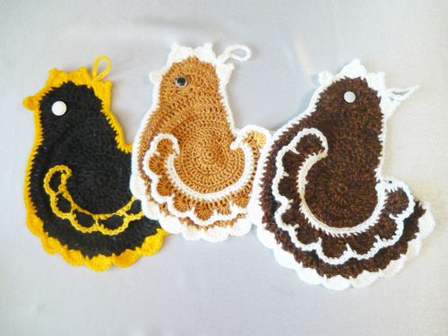 Pothook-hen crochet, schéma. Master class sur le tricotage du crochet