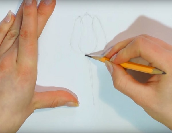 S'inspirer de la main de la fête des mères: crayon, peinture, école maternelle, école