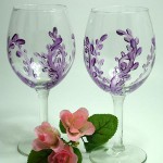 Peindre les verres par ses propres mains