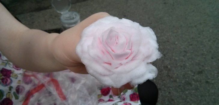 Un cadeau à maman fleurs de coton