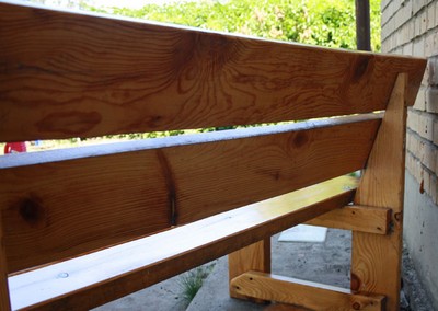 Banc de jardin avec ses propres mains