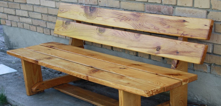 Banc de jardin avec ses propres mains