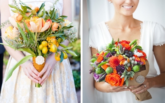Lui-même un fleuriste: 5 bouquets d'automne avec des légumes et des fruits