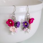 Boucles d'oreilles en pâte polymère Boucles d'oreilles en pâte polymère