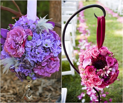 Boule de fleurs avec vos propres mains