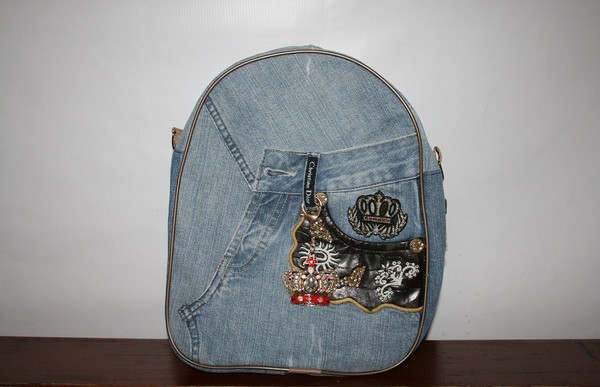 Nous cousons un sac à dos en denim avec nos propres mains - photos et motifs