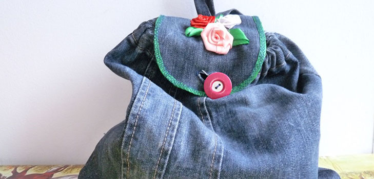 Nous cousons un sac à dos en denim avec nos propres mains - photos et motifs