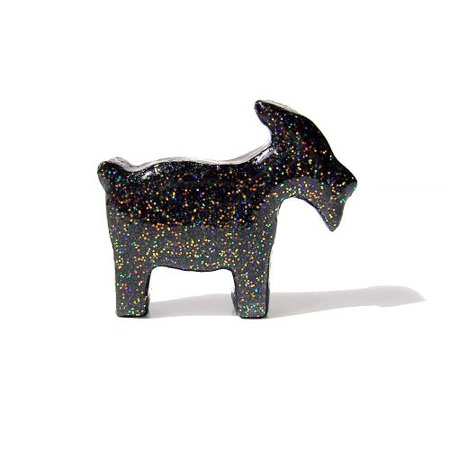 Souvenir "Chèvre" par le Nouvel An à partir de pâte polymère: comment faire un souvenir pour la nouvelle année 2015