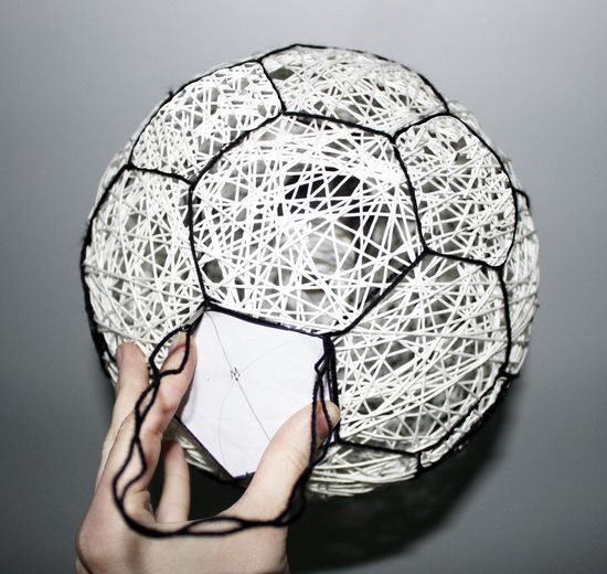 Boule de lampe avec vos mains