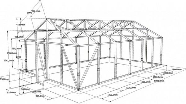 Serre en polycarbonate avec ses propres mains: plans, photos, vidéo