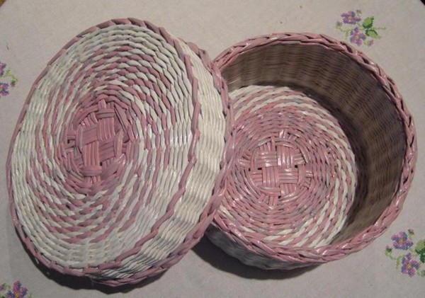 Tissage à partir de tubes de journaux pour les débutants