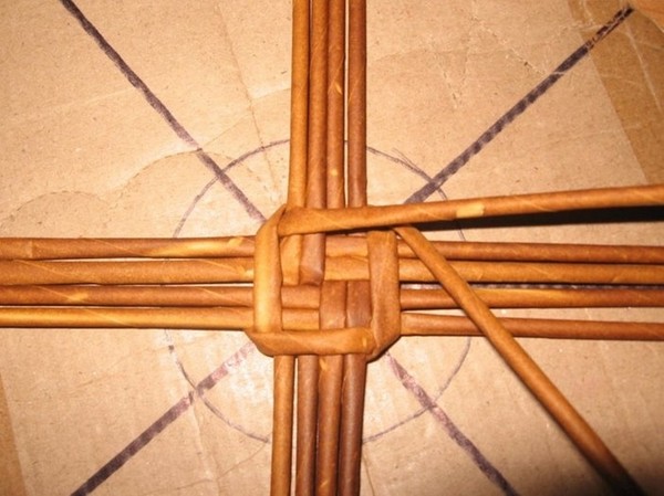 Tissage à partir de tubes de journaux pour les débutants
