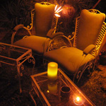 Jardin la nuit