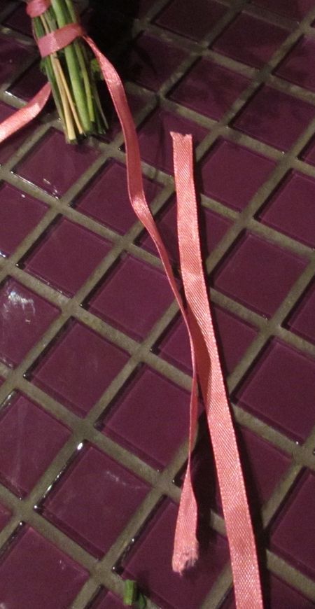 Guirlande de fleurs pour le mariage de leurs propres mains