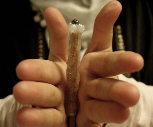 La baguette magique de Harry Potter propres mains