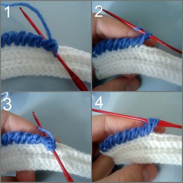 Crochet "Rachy step" - technique d'exécution
