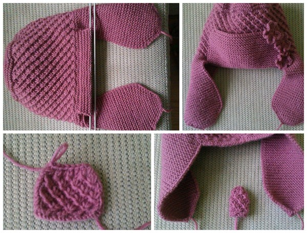 Chapeaux tricotés pour les filles: instructions et schémas
