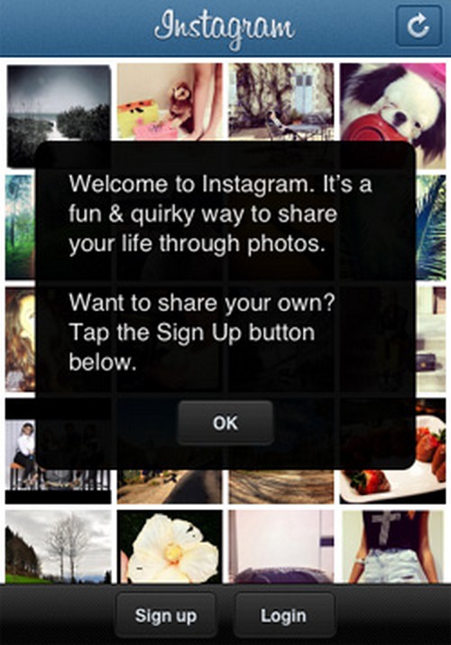 Instructions pour l'inscription sur Instagram
