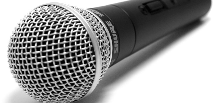 microphone à la mode