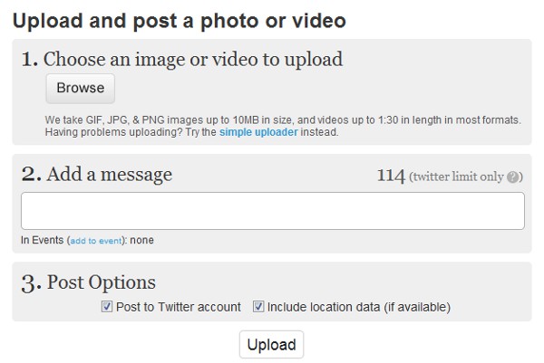 Comment télécharger une photo sur Twitter?