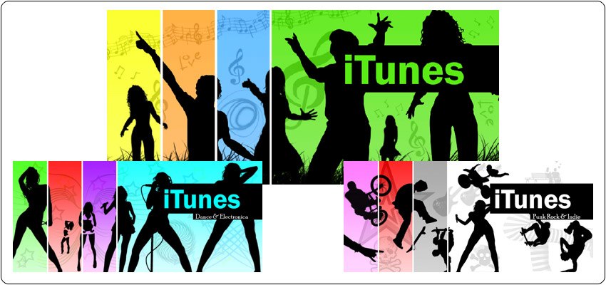 économiseur d'écran iTunes