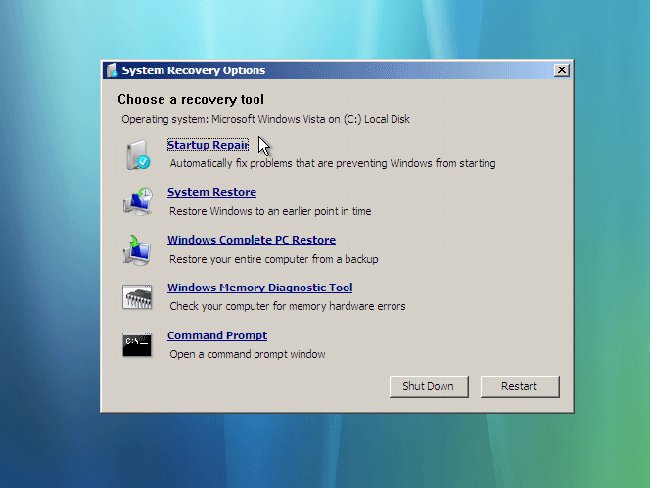 Windows 7 n'est pas chargé: quoi faire