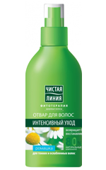 Décoction de cheveux de ligne propre