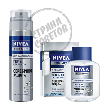 Nivea For Men Silver Protection gel, lotion, baume