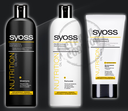 Syoss Nutrition Huile soin shampooing, baume, masque