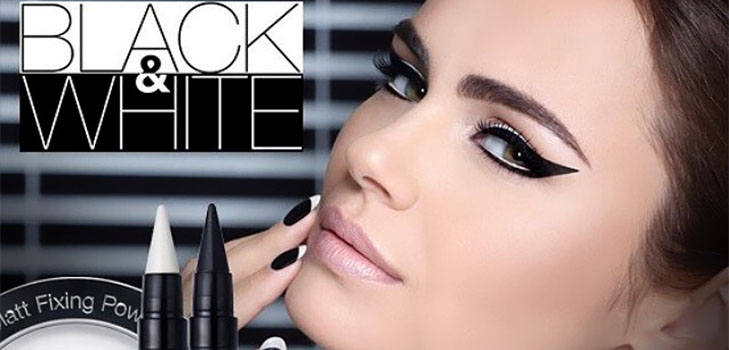 Noir & Blanc: une collection de maquillage Isadora Le Look Monochrome