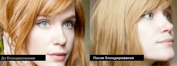 Cheveux blonds: photo avant et après la teinture à la maison