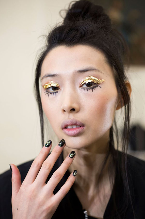 Maquillage graphique - tendance hivernale 2016-2017