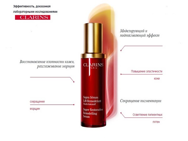 Circuit idéal: sérum modelant Clarins Multi-Intensif