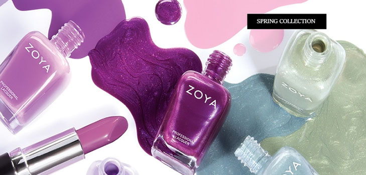 Manucure pastel parfait avec des vernis Zoya Charming 2017