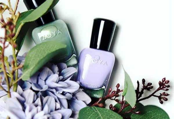 Manucure pastel parfait avec des vernis Zoya Charming 2017