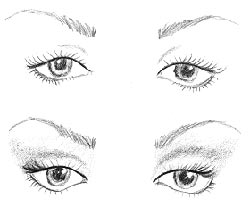 Yeux rapprochés Yeux rapprochés