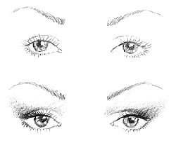 Yeux rapprochés Yeux rapprochés