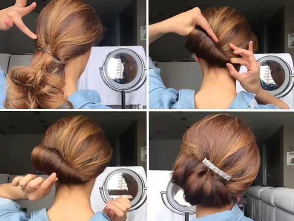 Elégant paquet en cinq minutes: instructions du styliste