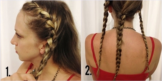 Comment faire une coiffure de soirée avec des tresses