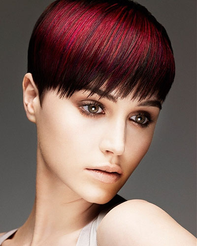 Coloriage sur les cheveux foncés