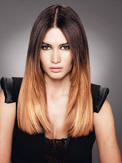 Coloriage sur les cheveux foncés