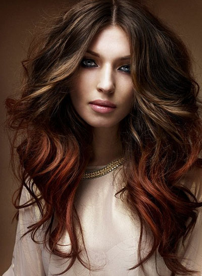 Coloriage sur les cheveux foncés