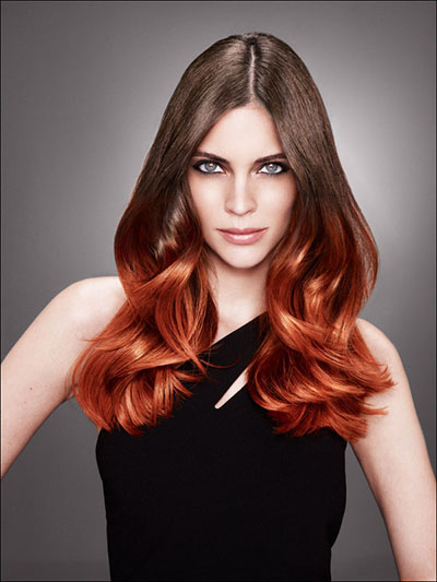 Coloriage sur les cheveux foncés