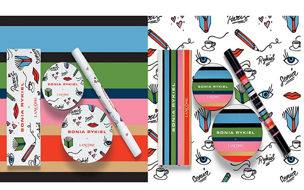 La magie des enseignes parisiennes: la collection décorative de Sonia Rykiel x Lancôme
